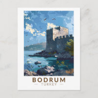Bodrum Castle Turkey Vintage Art