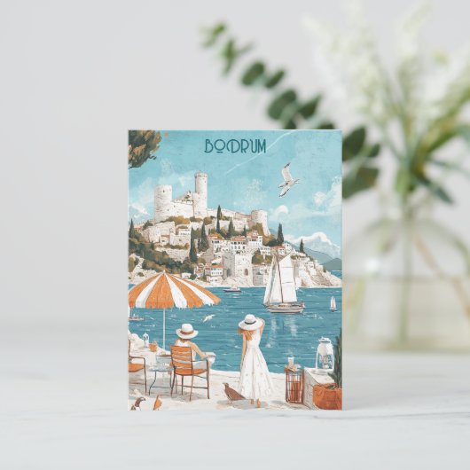 Bodrum Castle Turkiye Postkarte (Stehend Vorderseite)