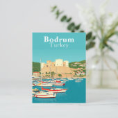 Bodrum, Die Retro-Kunst der Türkei Postkarte (Stehend Vorderseite)