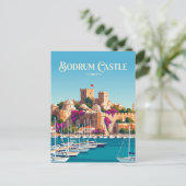 Bodrum-Schloss Türkei Postkarte (Stehend Vorderseite)