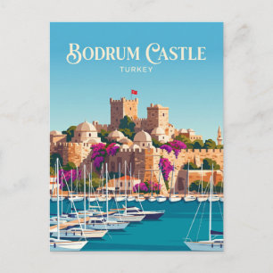 Bodrum-Schloss Türkei Postkarte