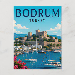 Bodrum Türkei Ägäische Küste Mittelmeer Sommer Postkarte