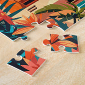 Bodrum Turkey Reisen Art Vintag Puzzle (Seite)