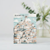 Bodrum Turkiye Travel Postkarte (Stehend Vorderseite)