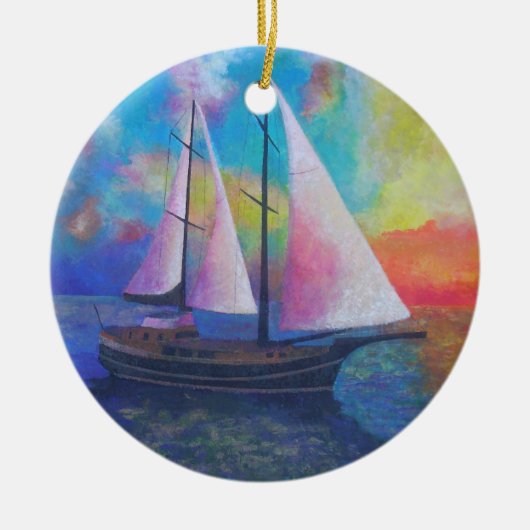 Bodrum Turquoise Coast Gulet Cruise Keramikornament (Vorne)