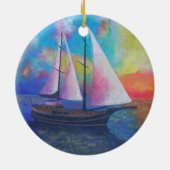 Bodrum Turquoise Coast Gulet Cruise Keramikornament (Hinten)