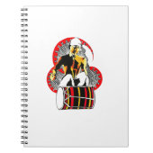 Boduberu Drummer Notizblock (Vorderseite)