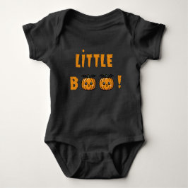 Body Baby Halloween - Little BOO Noir Kawaii Baby Strampler