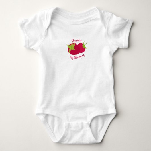 Body Baby Himbeere 2 Strampler (Vorderseite)