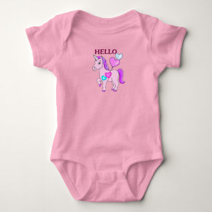 Body Bebe Einhorn . Baby Strampler
