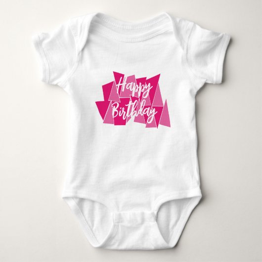 Body bebé texto editable baby strampler (Vorderseite)