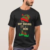Body Builder Elf Christmas Matching Family Christm T-Shirt (Vorderseite)