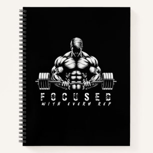 Body Builder-Fitness Notizblock