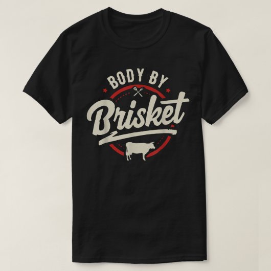 Body by Brisket Backyard Cookout GRILLEN Grill T-Shirt (Design vorne)