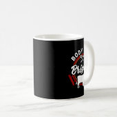 Body by Brisket Funny Grillen Smoker Barbecue Gesc Kaffeetasse (VorderseiteRechts)