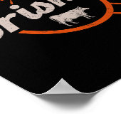 Body by Brisket - Pitmaster Grillen Lover Smoker - Poster (Ecke)