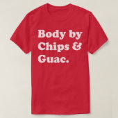 Body By Chips And Guac Guacamole Avocado T-Shirt (Design vorne)
