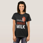 Body By Chocolate Milk Food Eater Graphic T-Shirt (Vorne ganz)