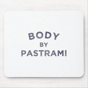 Body by Pastrami Jüdisch Deli Grillen Party Briske Mousepad