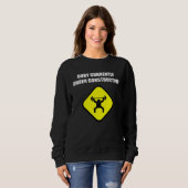 Body Currently Under Construction Workout Gym Sweatshirt (Vorne ganz)