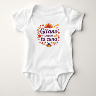 🍼 Body de bebé “Gitano desde la cuna”Raíz Gitana Baby Strampler