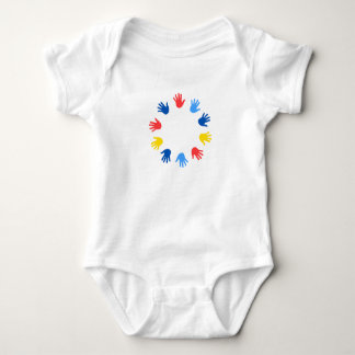 Body em Jersey para Bebês Mãos Baby Strampler