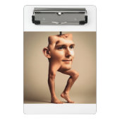 BODY FACE MAN MINI KLEMMBRETT (Vorderseite)