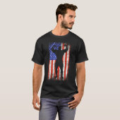 Body Gebäude American Flag Welten Strongest Man S T-Shirt (Vorne ganz)