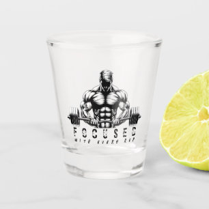 Body-Gebäude-Fitness Schnapsglas