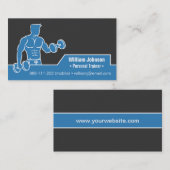 Body Gebäude Fitness Trainingskarten Visitenkarte (Vorne/Hinten)