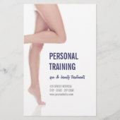 Body Gebäude Gym Fitness Personal Training Flyer (Hinten)