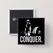 "Body Gebäude"-Motivation - Erobern Button (Vorne & Hinten)