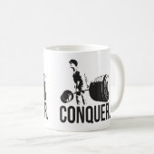 "Body Gebäude"-Motivation - Erobern Kaffeetasse (VorderseiteRechts)