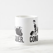 "Body Gebäude"-Motivation - Erobern Kaffeetasse (Mittel)