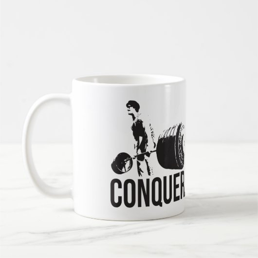 "Body Gebäude"-Motivation - Erobern Kaffeetasse (Links)