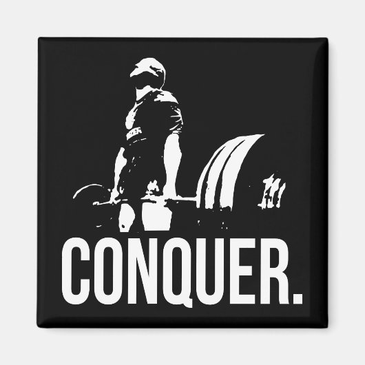 "Body Gebäude"-Motivation - Erobern Magnet (Vorne)