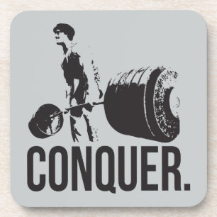 "Body Gebäude"-Motivation - Erobern Untersetzer