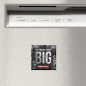"Body Gebäude"-Motivation - Think Big, Get Big Magnet (In Situ (Geschirrspüler))