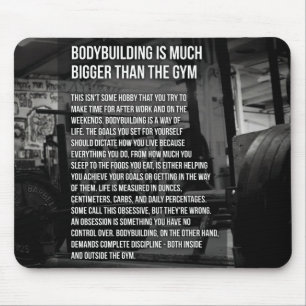"Body Gebäude" Motivierend Mousepad