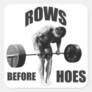 "Body Gebäude" Motivierend Spaß Quadratischer Aufkleber