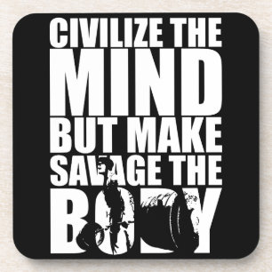 "Body Gebäude" Motivierend Untersetzer