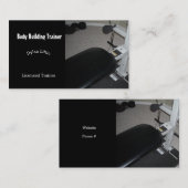 Body-Gebäude-Trainer Visitenkarte (Vorne/Hinten)