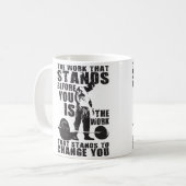 "Body Gebäude" Workout Motivierend Kaffeetasse (Vorderseite Links)