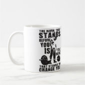 "Body Gebäude" Workout Motivierend Kaffeetasse (Links)