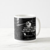 "Body Gebäude" Workout Motivierend Kaffeetasse (VorderseiteRechts)