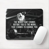 "Body Gebäude" Workout Motivierend Mousepad (Mit Mouse)