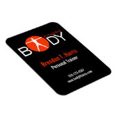 Body Madness Black Personal Trainer Flexi Magnete (Rechte Seite)
