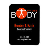 Body Madness Black Personal Trainer Flexi Magnete (Vertikal)
