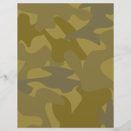 Body Madness Dark Green Camo Boot Camp Flyers Flyer (Hinten)