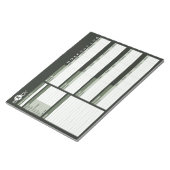 Body Madness Personal Workout Log Planner Notepad Notizblock (angewinkelt)